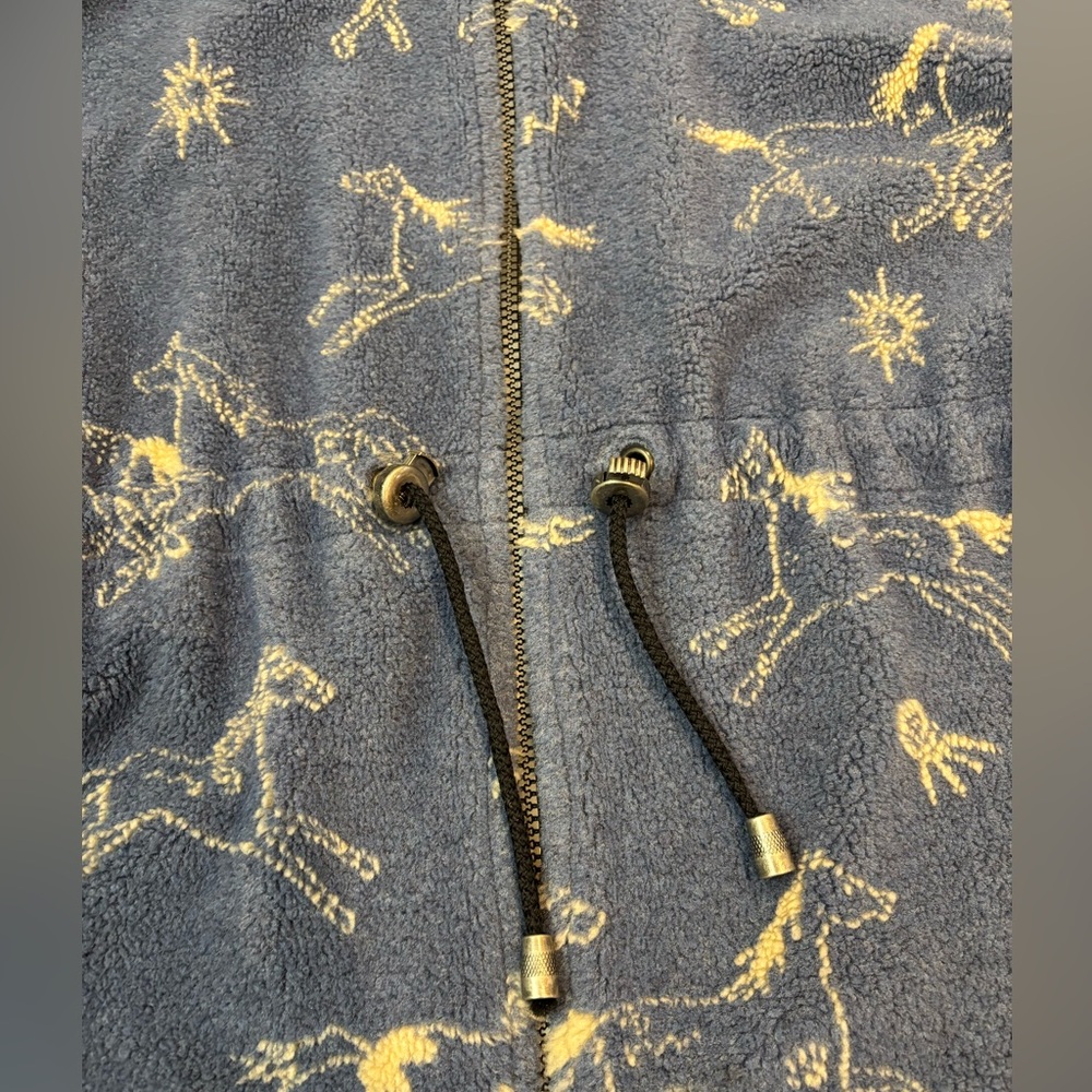 Vintage Tsunami Horse Fleece Sweater Jacket - Picture 10 of 16